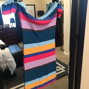 Strapless bodycon mini dress